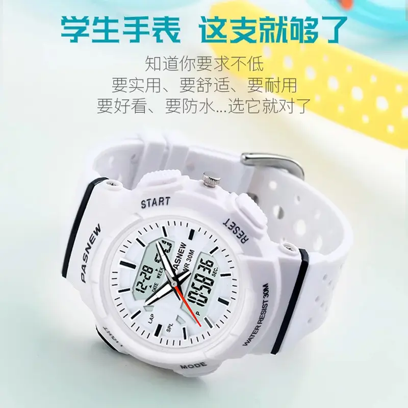Blue Waterproof Luminous Kids Watch with Digital Display - Image 10