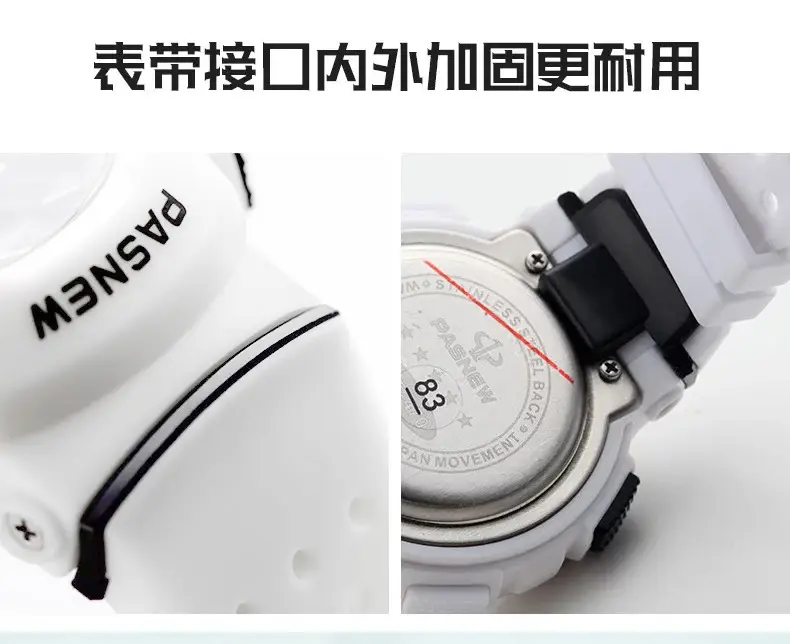 Blue Waterproof Luminous Kids Watch with Digital Display — feature 13