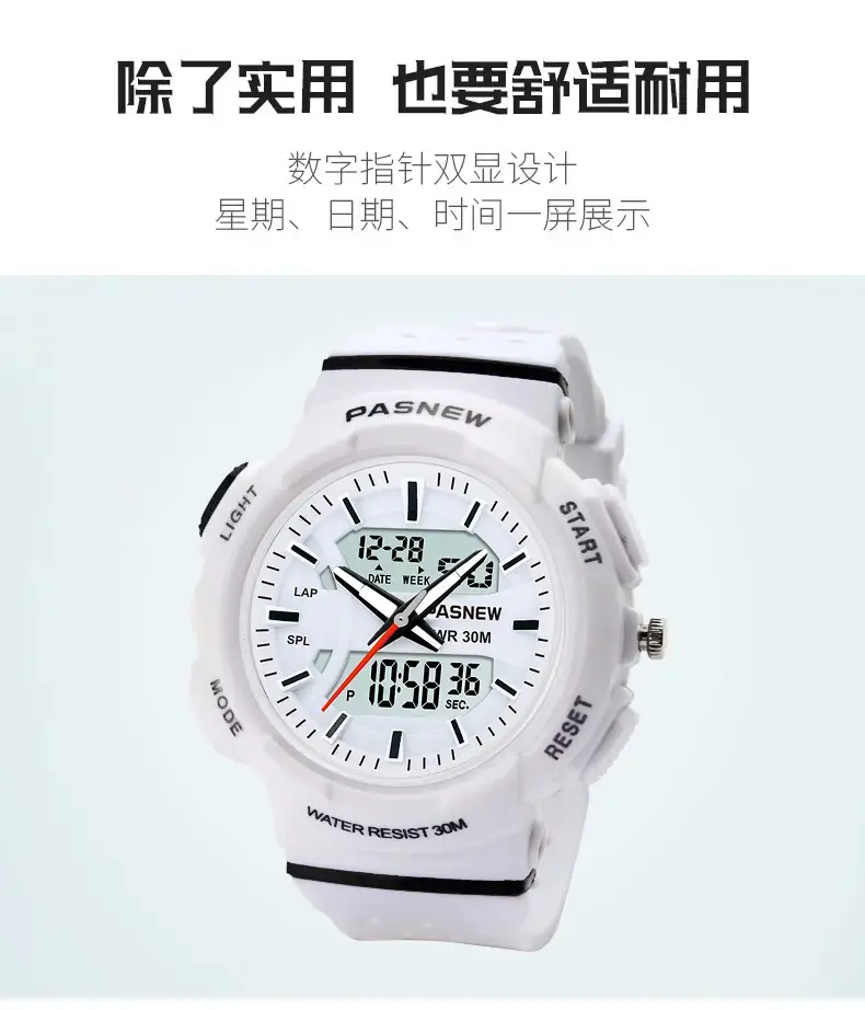 Blue Waterproof Luminous Kids Watch with Digital Display — feature 8
