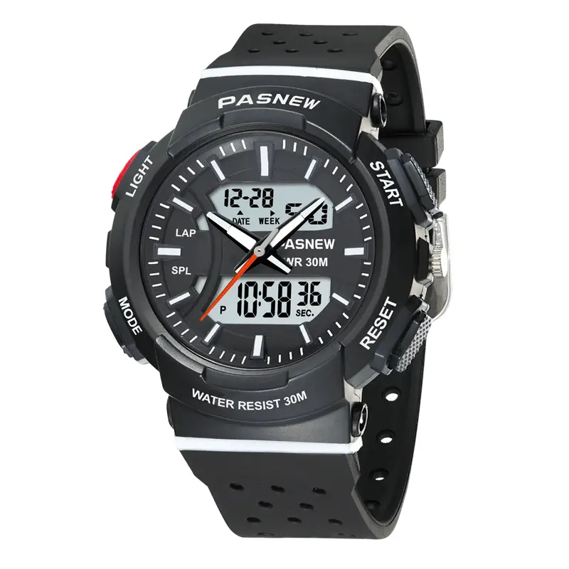 Blue Waterproof Luminous Kids Watch with Digital Display - Image 2