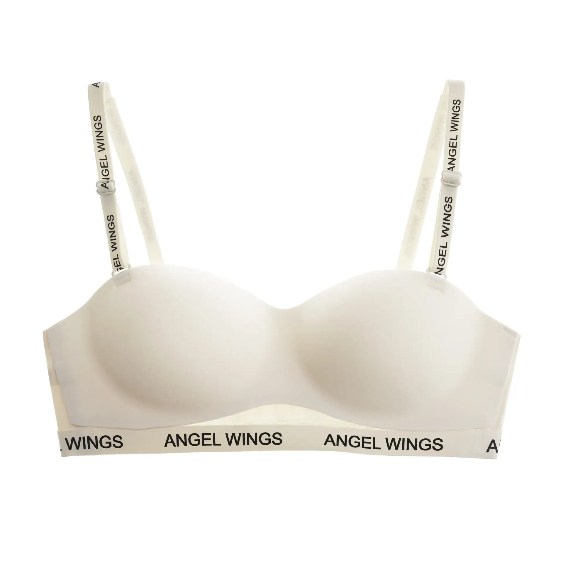 Angel Wings Letter Belt Bra White Non Slip - Image 8