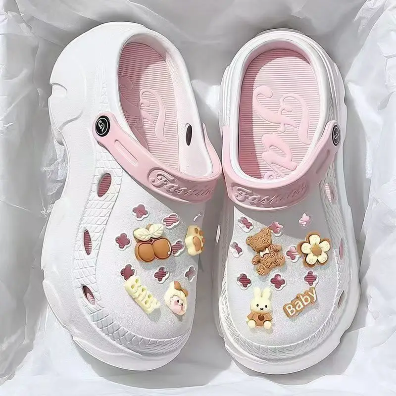 Women Baby Bear EVA Sandals Pink Non-Slip