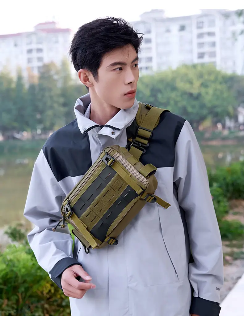 Men's Waterproof Nylon Crossbody Bag Large Capacity — feature 13