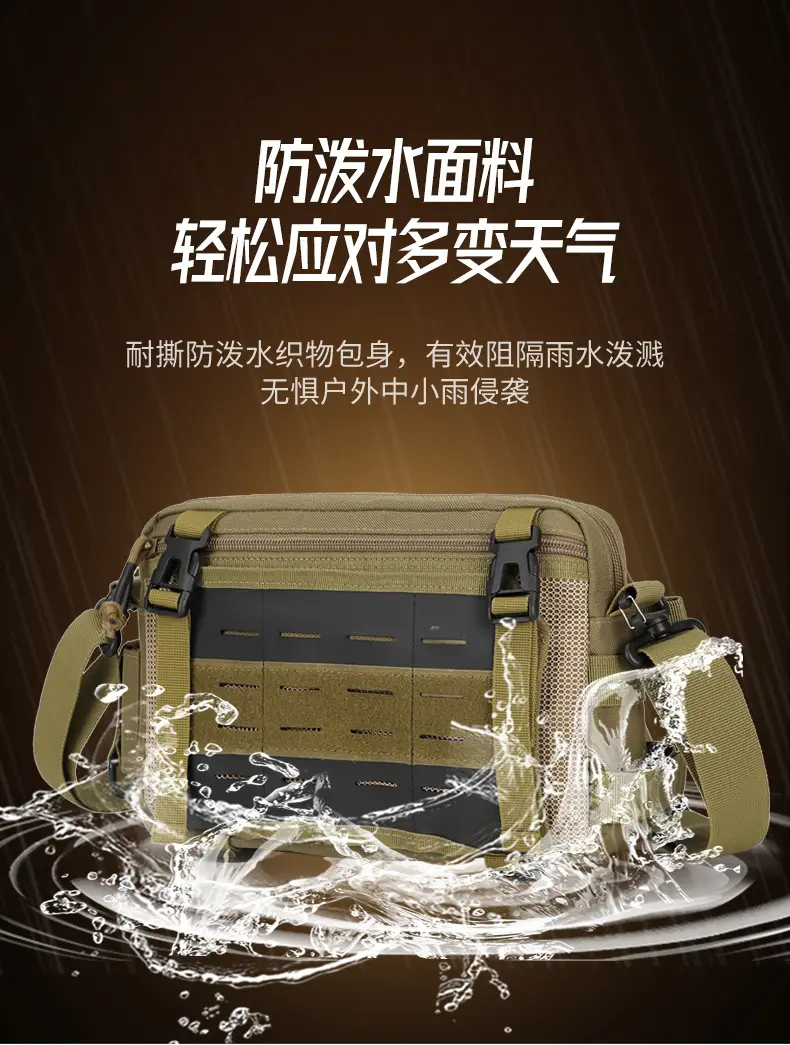 Men's Waterproof Nylon Crossbody Bag Large Capacity — feature 14