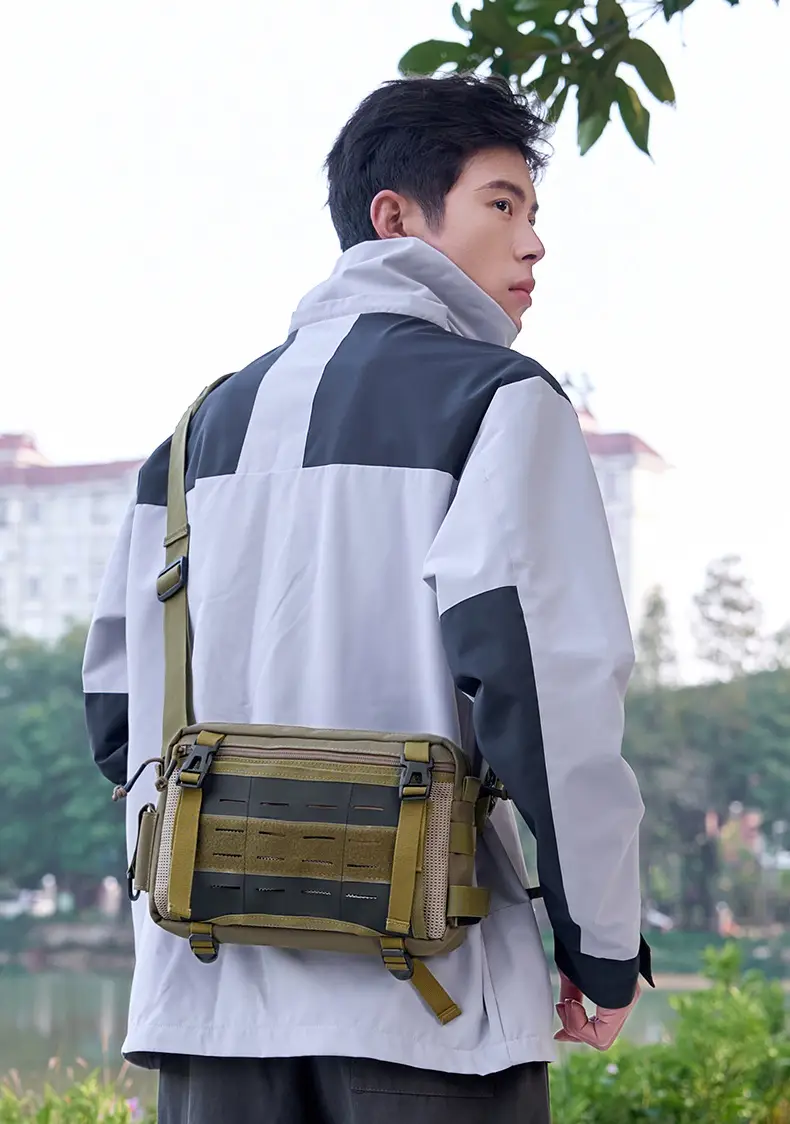 Men's Waterproof Nylon Crossbody Bag Large Capacity — feature 15