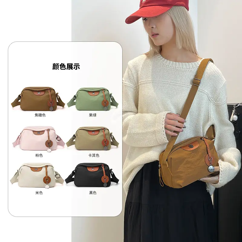 Green Leather Crossbody Bag for Women Large Capacity - Image 7