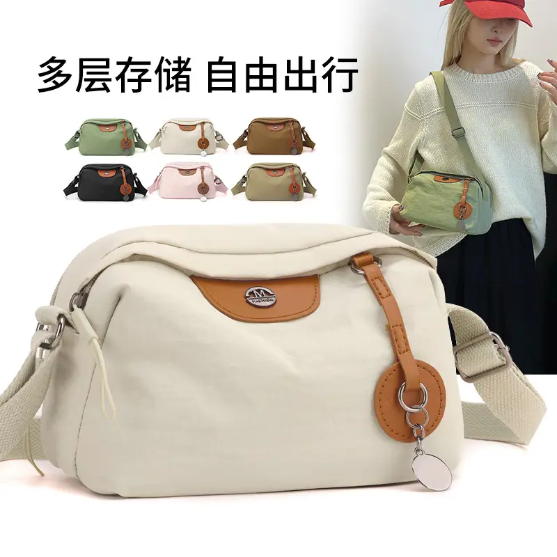 Green Leather Crossbody Bag for Women Large Capacity - Image 8