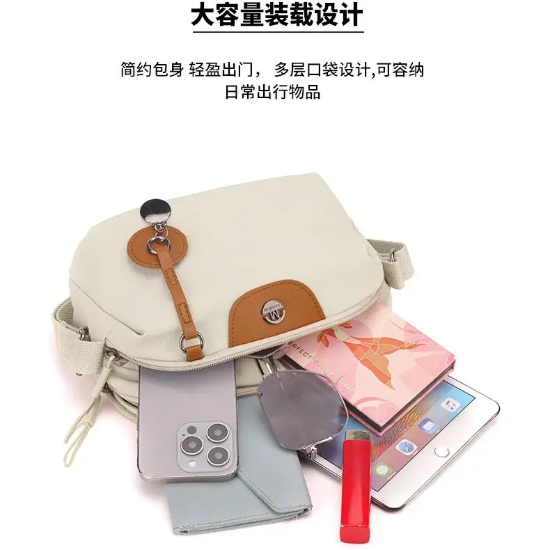 Green Leather Crossbody Bag for Women Large Capacity - Image 10