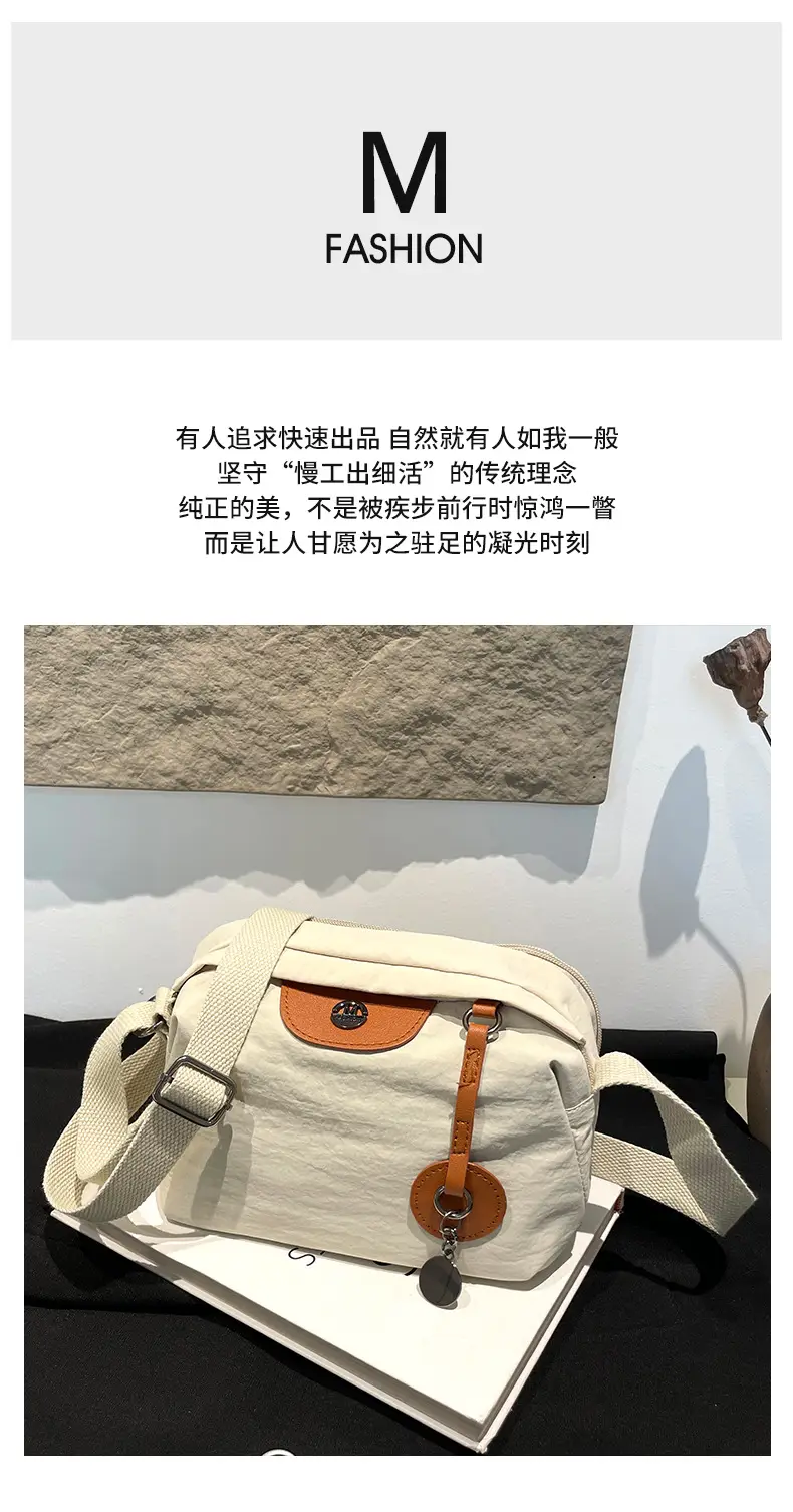 Green Leather Crossbody Bag for Women Large Capacity — feature 1
