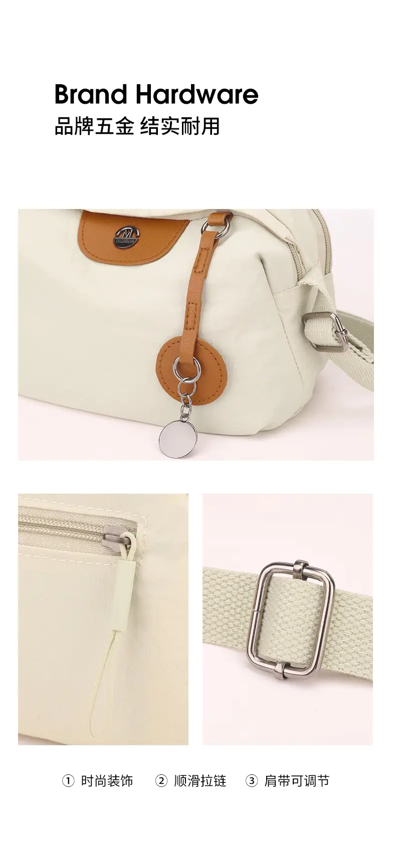 Green Leather Crossbody Bag for Women Large Capacity — feature 15
