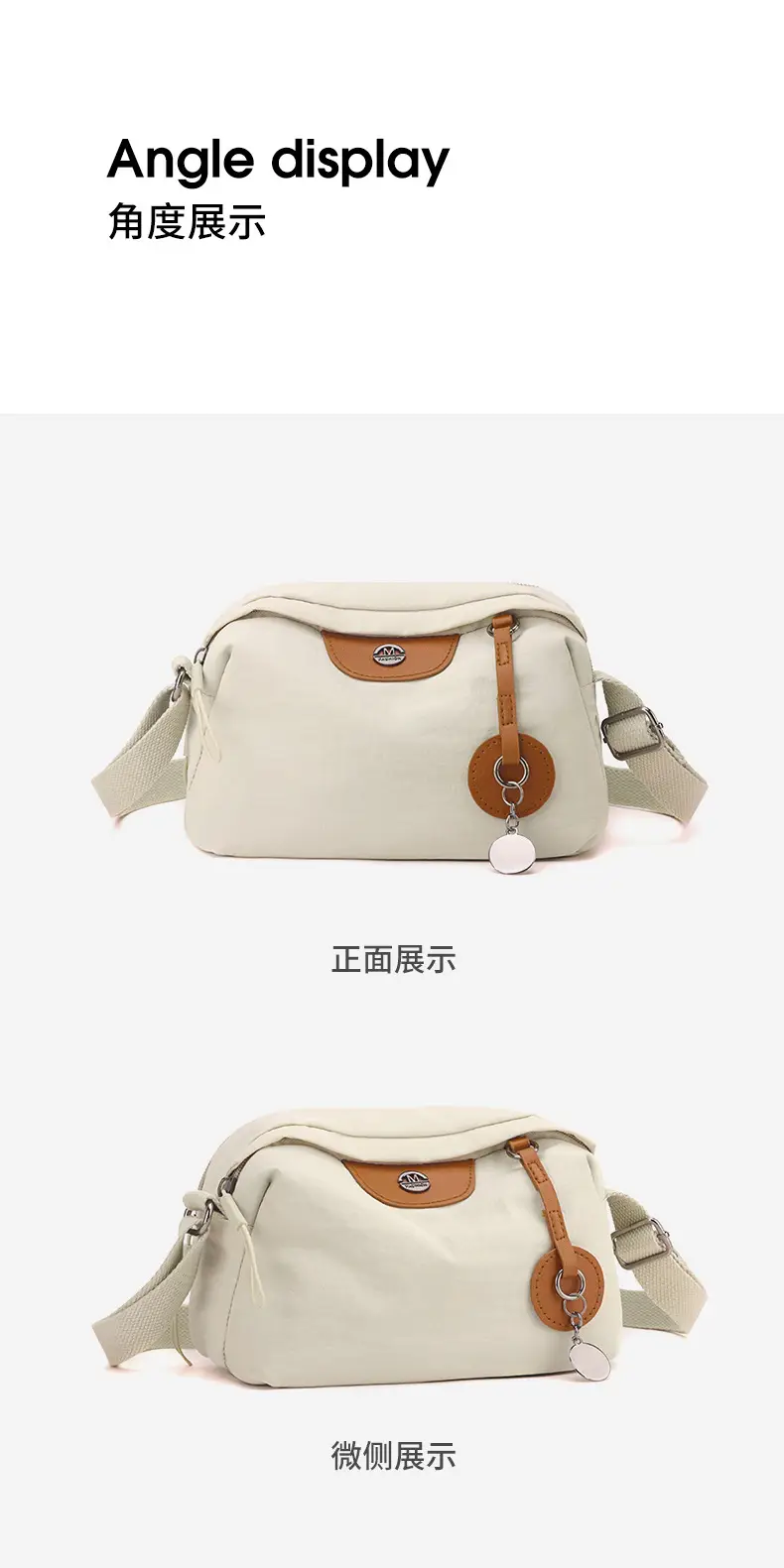 Green Leather Crossbody Bag for Women Large Capacity — feature 22