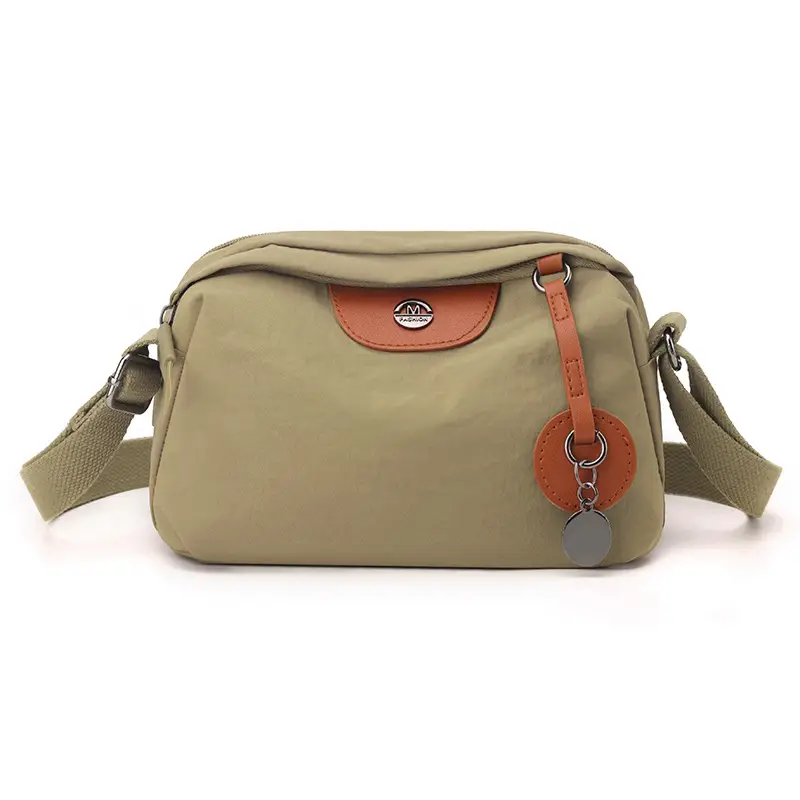 Green Leather Crossbody Bag for Women Large Capacity - Image 4