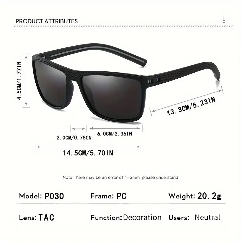 Men Polarized Sunglasses UV Protection Driving Glasses β feature 5