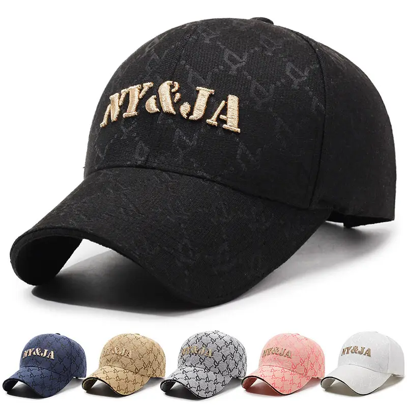 NY&JA Men's Black Embroidered Baseball Cap - Image 7