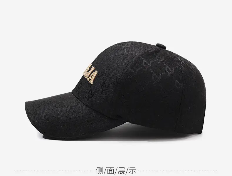 NY&JA Men's Black Embroidered Baseball Cap — feature 11