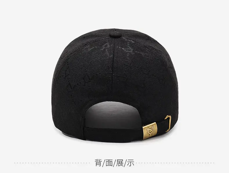 NY&JA Men's Black Embroidered Baseball Cap — feature 12