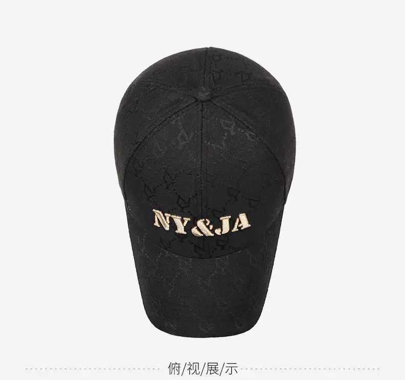 NY&JA Men's Black Embroidered Baseball Cap — feature 13