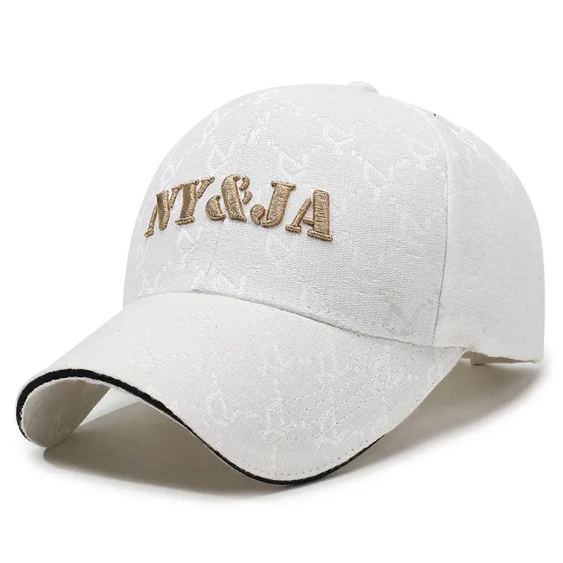NY&JA Men's Black Embroidered Baseball Cap - Image 3