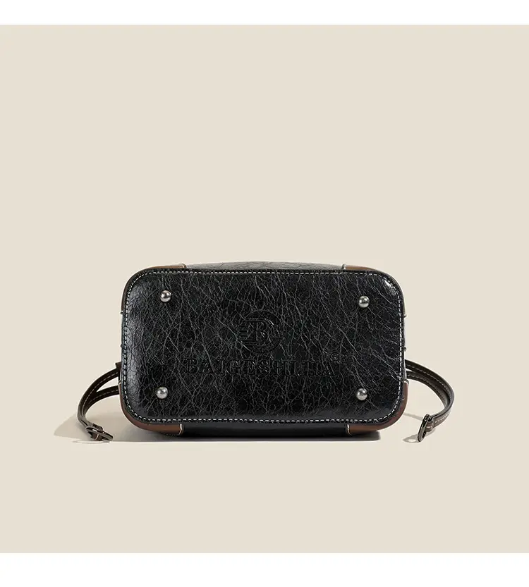 Brown Leather One-Shoulder Crossbody Bag for Women — feature 12