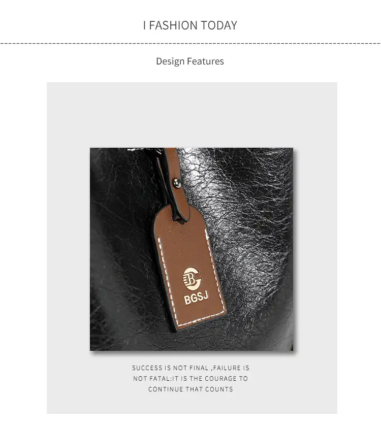 Brown Leather One-Shoulder Crossbody Bag for Women — feature 3