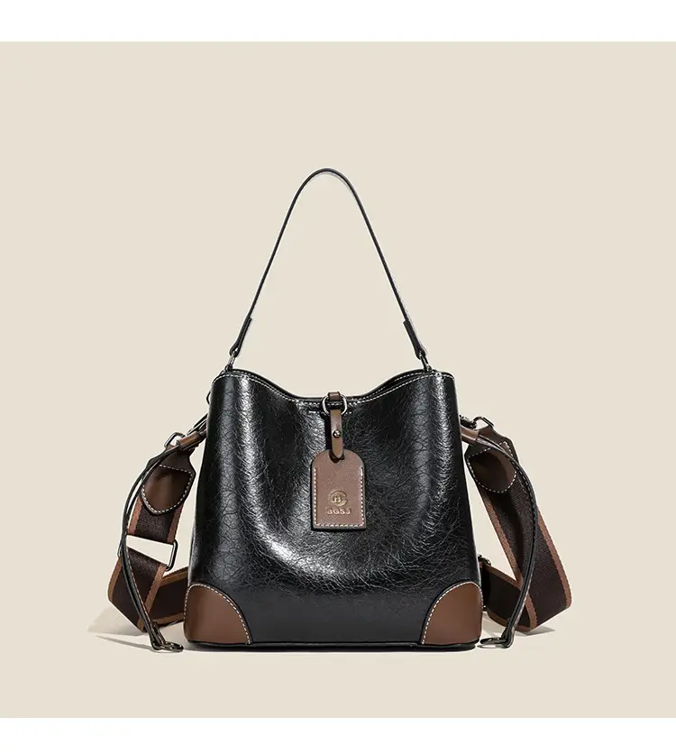 Brown Leather One-Shoulder Crossbody Bag for Women — feature 9