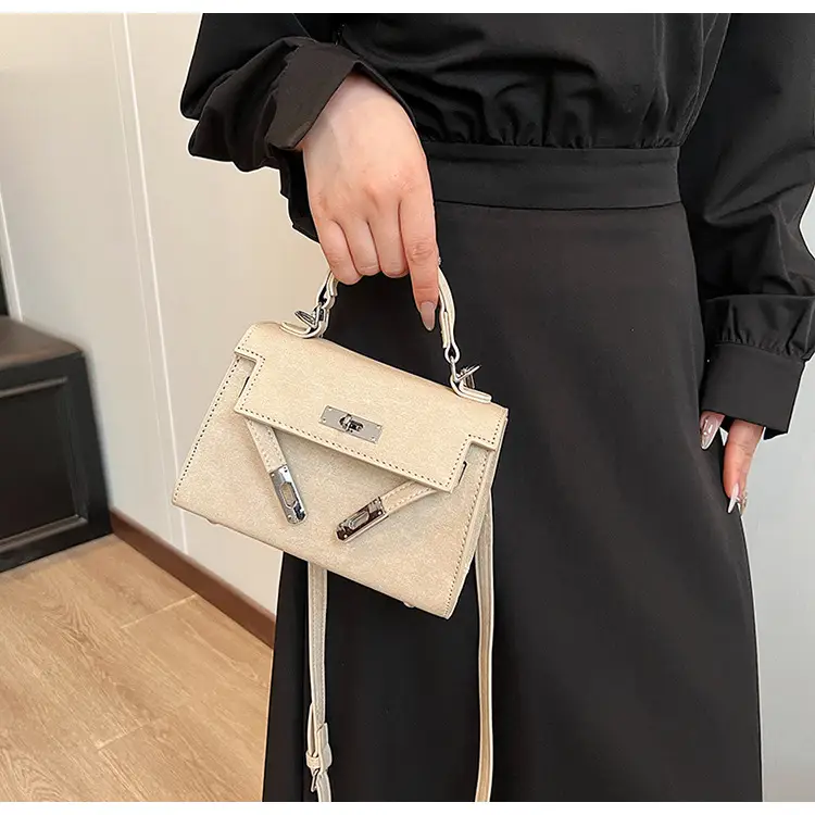 Women's Blue Leather Shoulder Bag 2025 Winter Trendy — feature 33