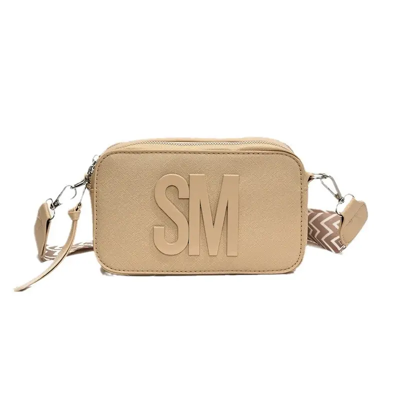 Women's Casual Square Bag with Wide Strap - Image 12