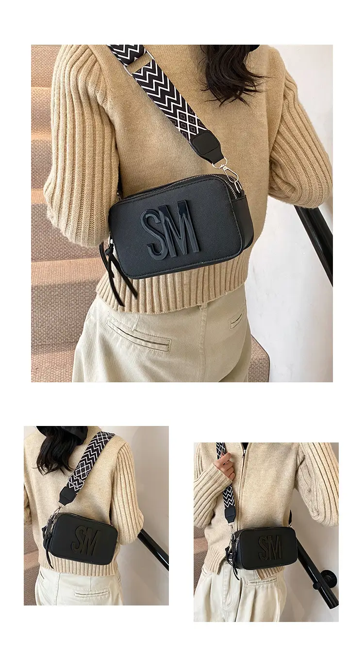 Women's Casual Square Bag with Wide Strap — feature 11