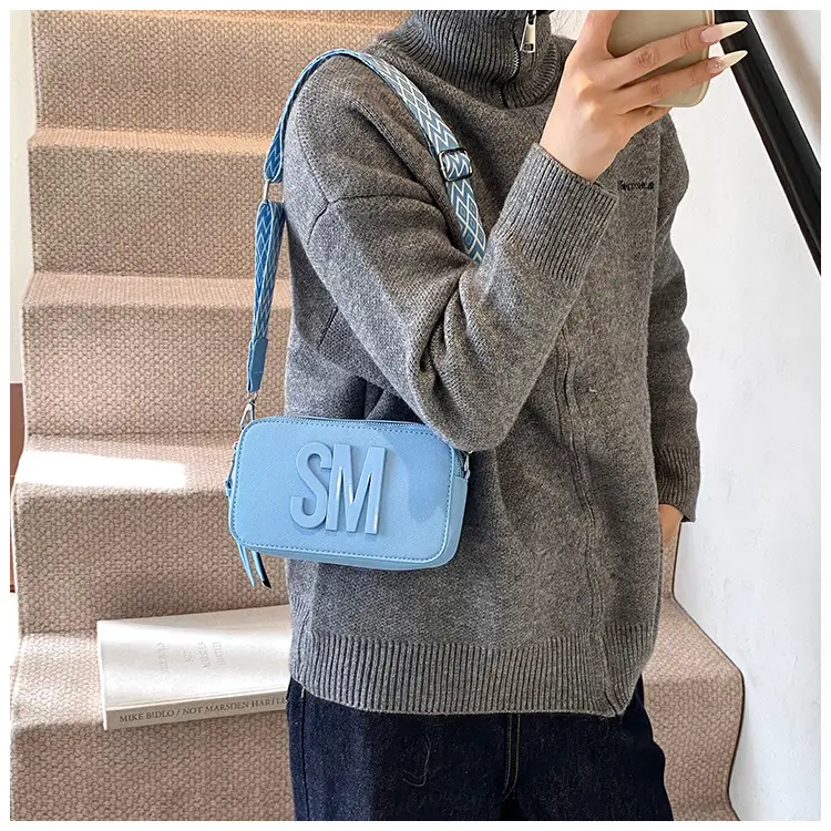 Women's Casual Square Bag with Wide Strap — feature 19