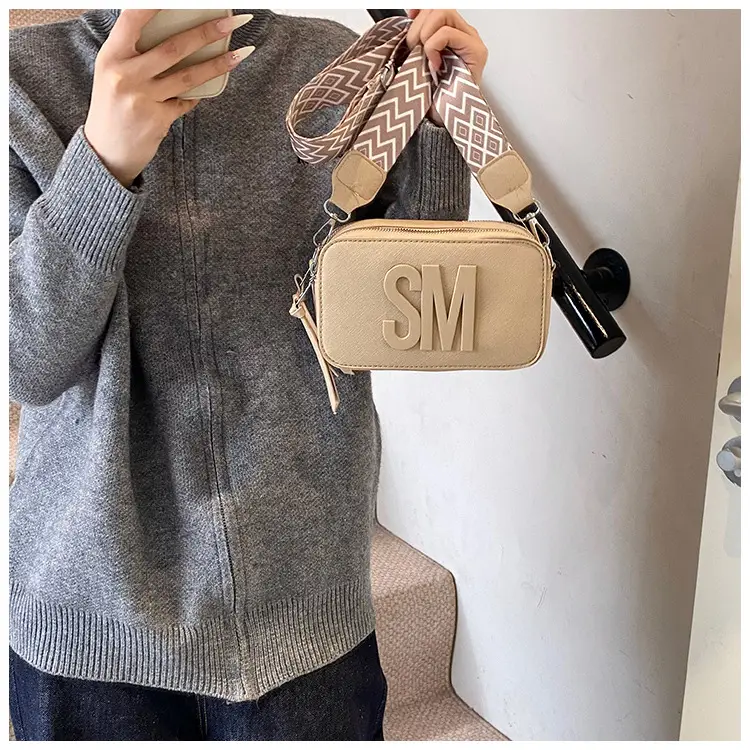 Women's Casual Square Bag with Wide Strap — feature 36