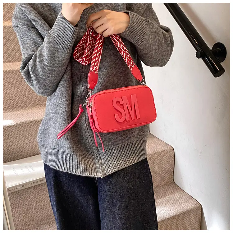 Women's Casual Square Bag with Wide Strap — feature 38