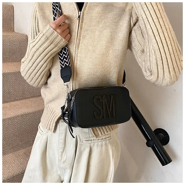 Women's Casual Square Bag with Wide Strap — feature 44