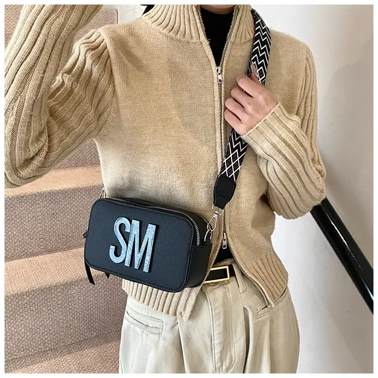 Women's Casual Square Bag with Wide Strap — feature 45