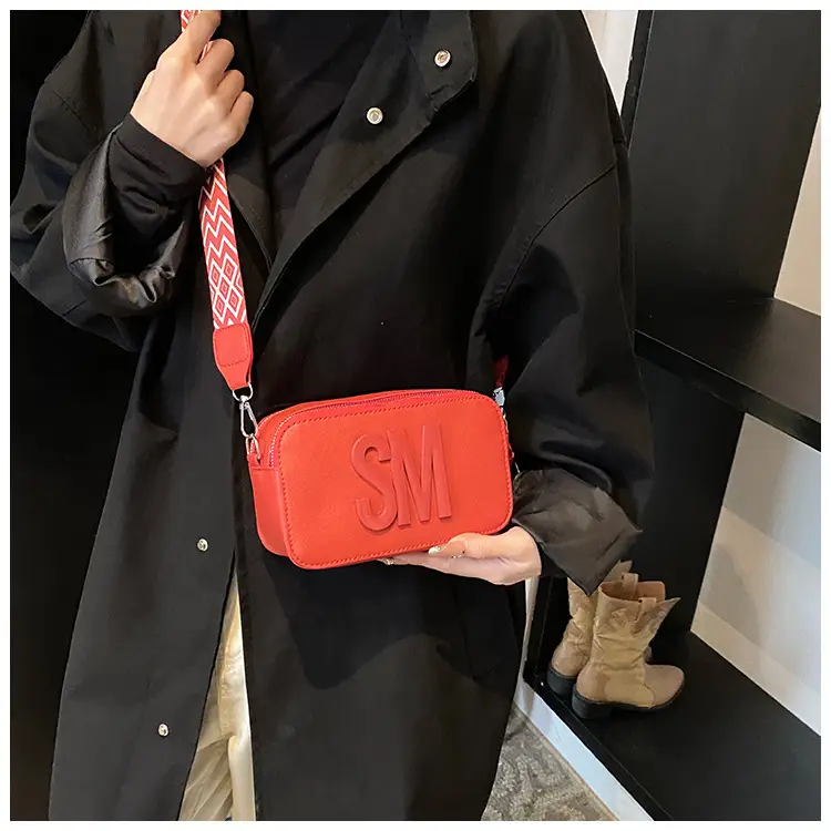 Women's Casual Square Bag with Wide Strap — feature 47