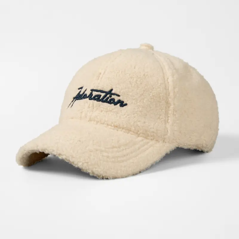 Winter Embroidered Logo Cap with Fleece Hood - Image 5