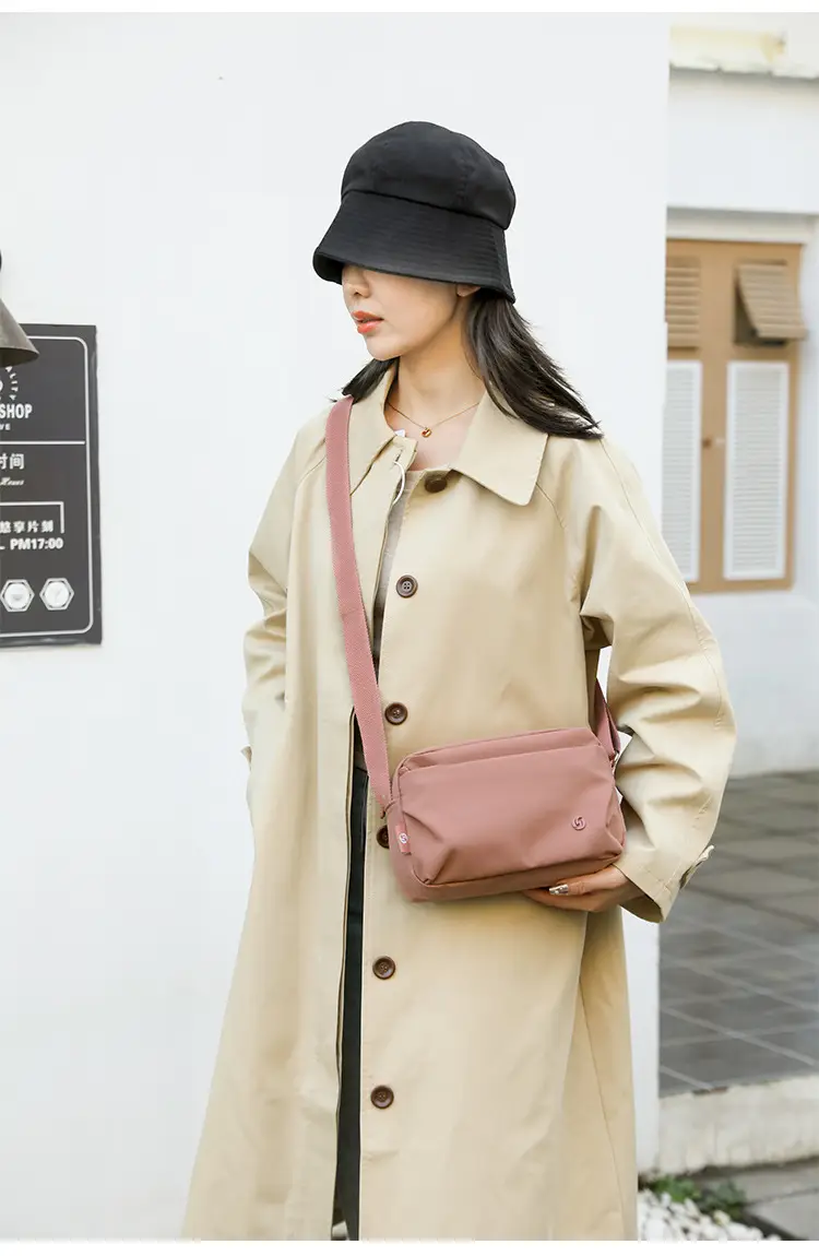 Women's Black Crossbody Bag with Strap — feature 23