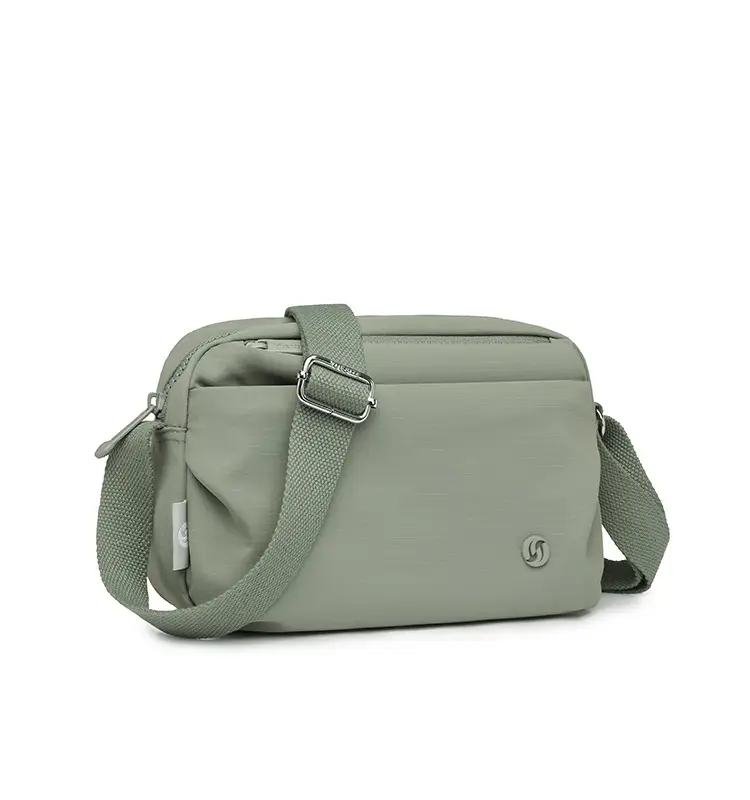 Women's Black Crossbody Bag with Strap — feature 7
