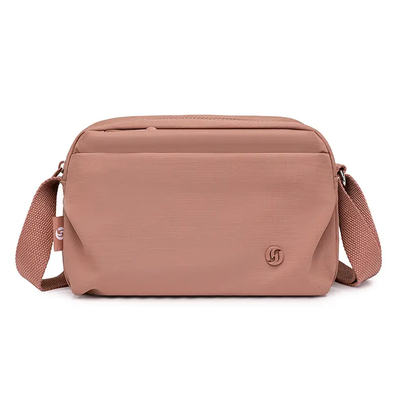 Women's Black Crossbody Bag with Strap - Image 2