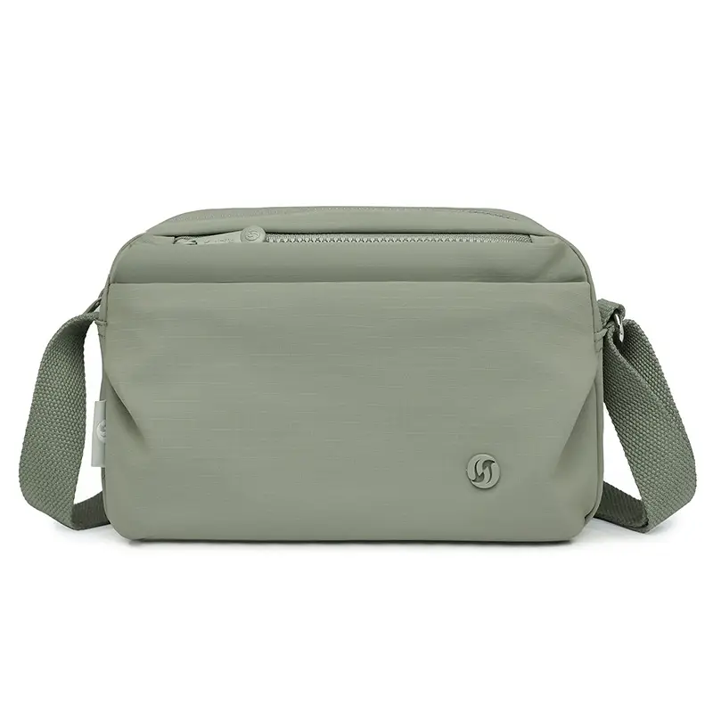 Women's Black Crossbody Bag with Strap - Image 4