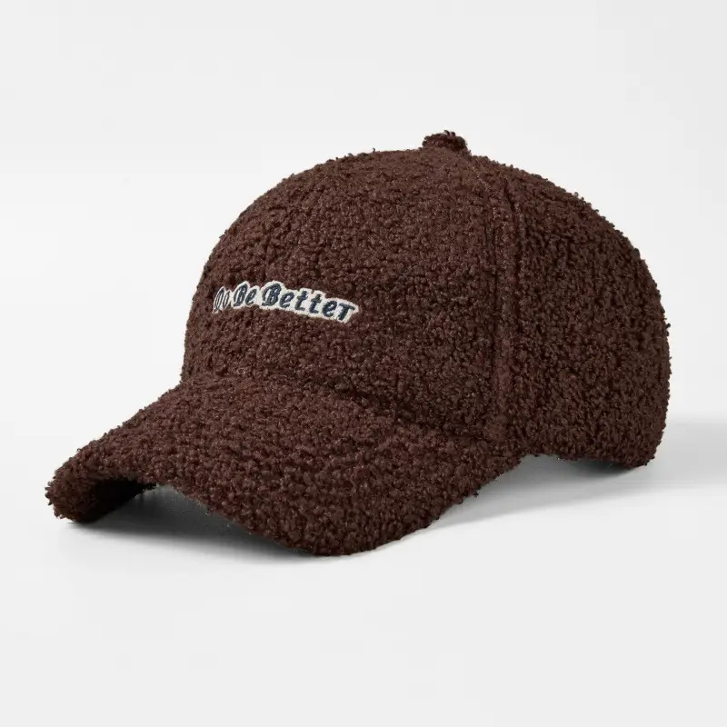 Winter Wool Teddy Cap 6 Colors Baseball帽 - Image 3