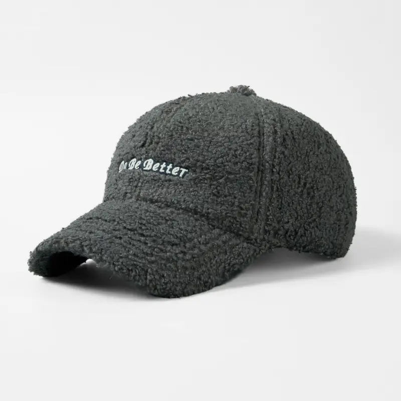 Winter Wool Teddy Cap 6 Colors Baseball帽 - Image 6