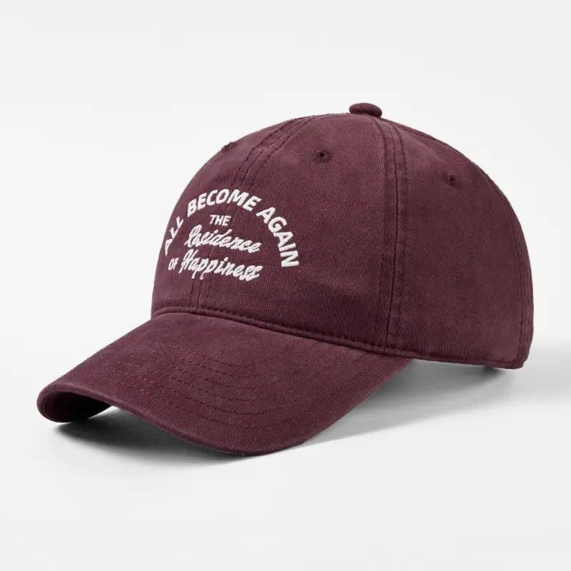 Korean Version Pure Cotton Baseball Cap with English Logo - Image 3