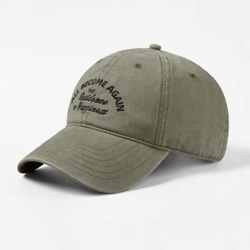 Korean Version Pure Cotton Baseball Cap with English Logo - Image 4