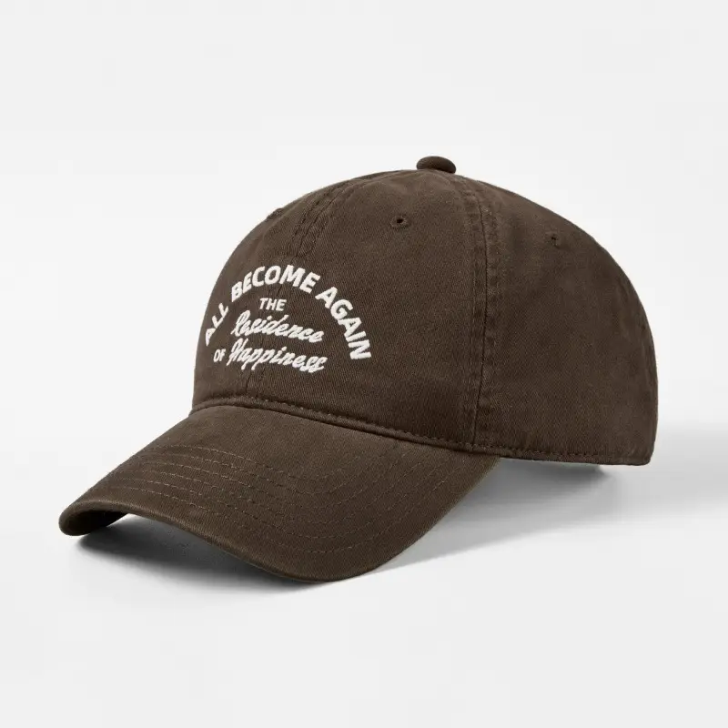 Korean Version Pure Cotton Baseball Cap with English Logo - Image 5