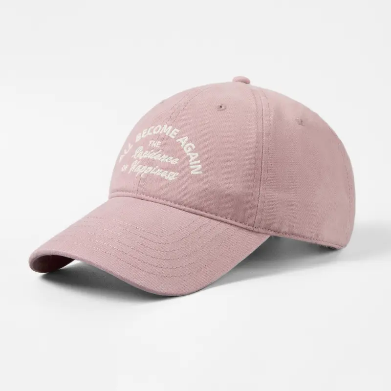 Korean Version Pure Cotton Baseball Cap with English Logo - Image 6