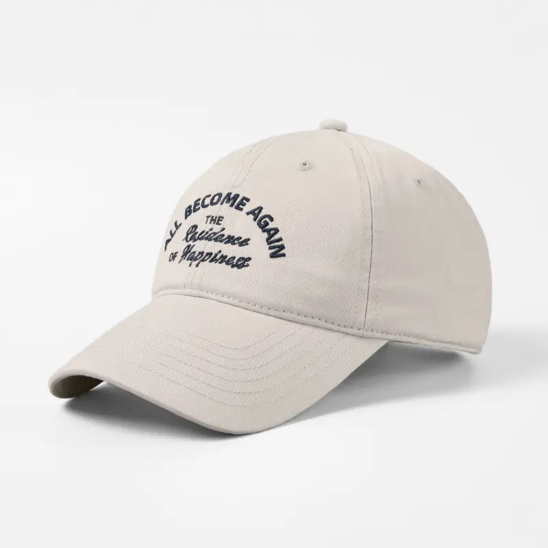 Korean Version Pure Cotton Baseball Cap with English Logo - Image 7