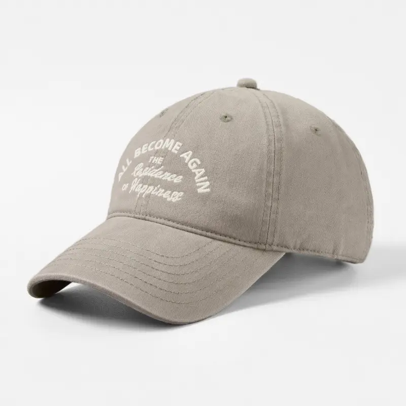 Korean Version Pure Cotton Baseball Cap with English Logo - Image 9