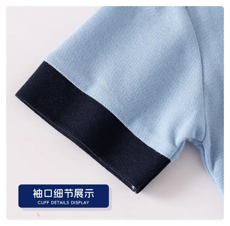 Kids Boys Polo Shirts Summer Light Blue White Pink Navy — feature 18