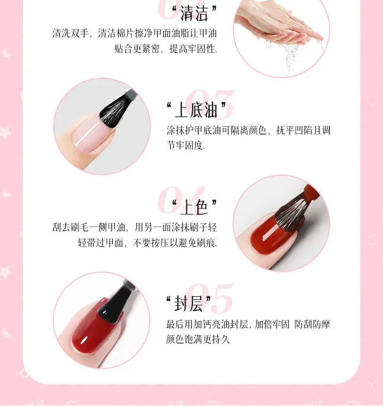 Fruit Fragrance Nail Polish Water Based Baking Free — feature 23