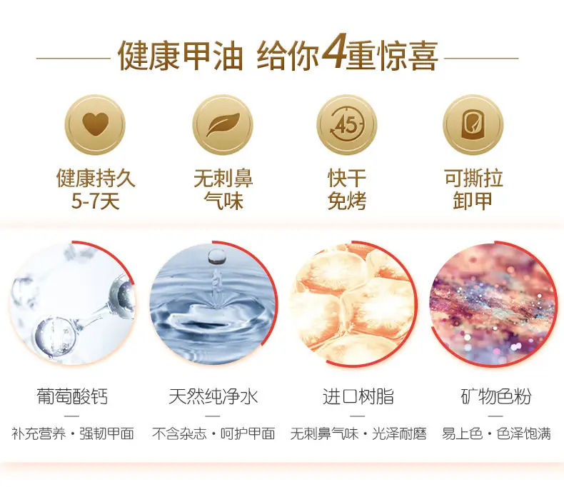 Fruit Fragrance Nail Polish Water Based Baking Free — feature 3